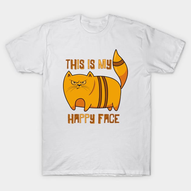 Angry cat T-Shirt by TEEPOINTER